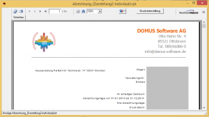 DOMUS_ 4000_Textbaustein_in_Abrechnung