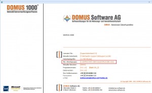 DOMUS 1000 Hauptmaske - Arbeitsgruppe