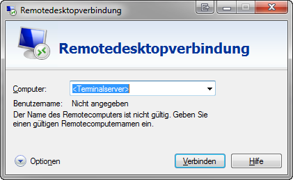 Remotedektopverbindung